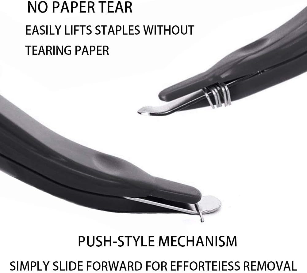 6 PCS Professional Magnetic Staple Remover Puller Staples Remover Staple Removal Tool for School Office Home 5 Colors