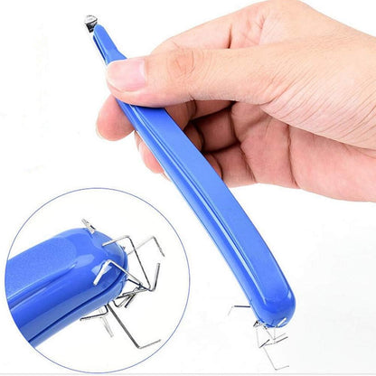 6 PCS Professional Magnetic Staple Remover Puller Staples Remover Staple Removal Tool for School Office Home 5 Colors